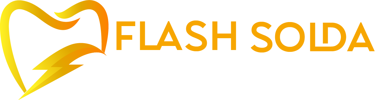 Logo Flash Solda para fundo dark