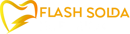 Logo Flash Solda para fundo dark